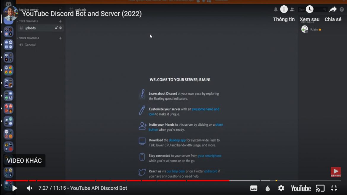 How to use the discord Youtube bot? - Blog Repeattube.net